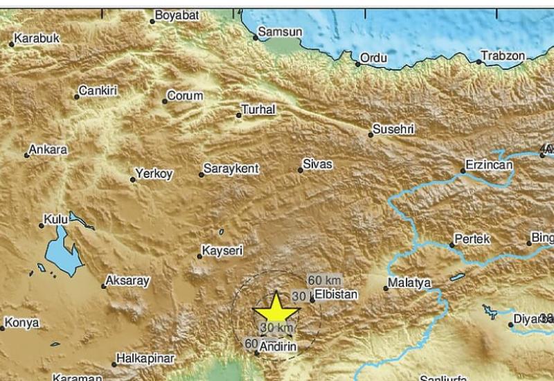 Novi snažan potres u Turskoj